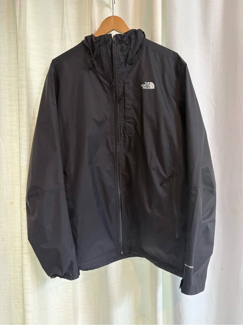 The North Face Alta Vista Jacket for Men - TNF Black - XL Full Zip Dry Vent